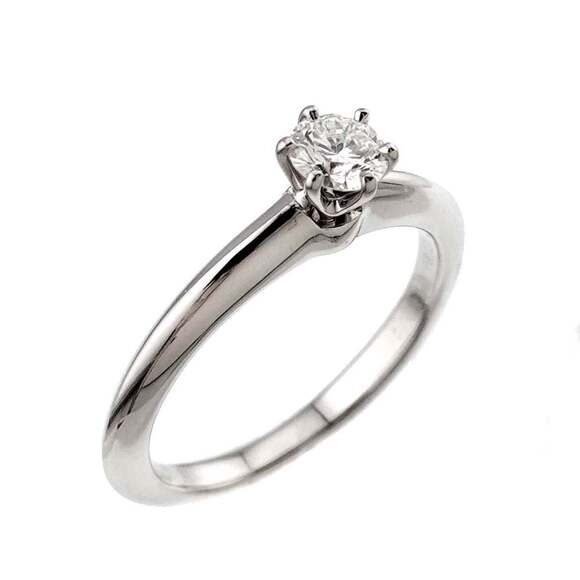 TIFFANY Silver Diamond Ring